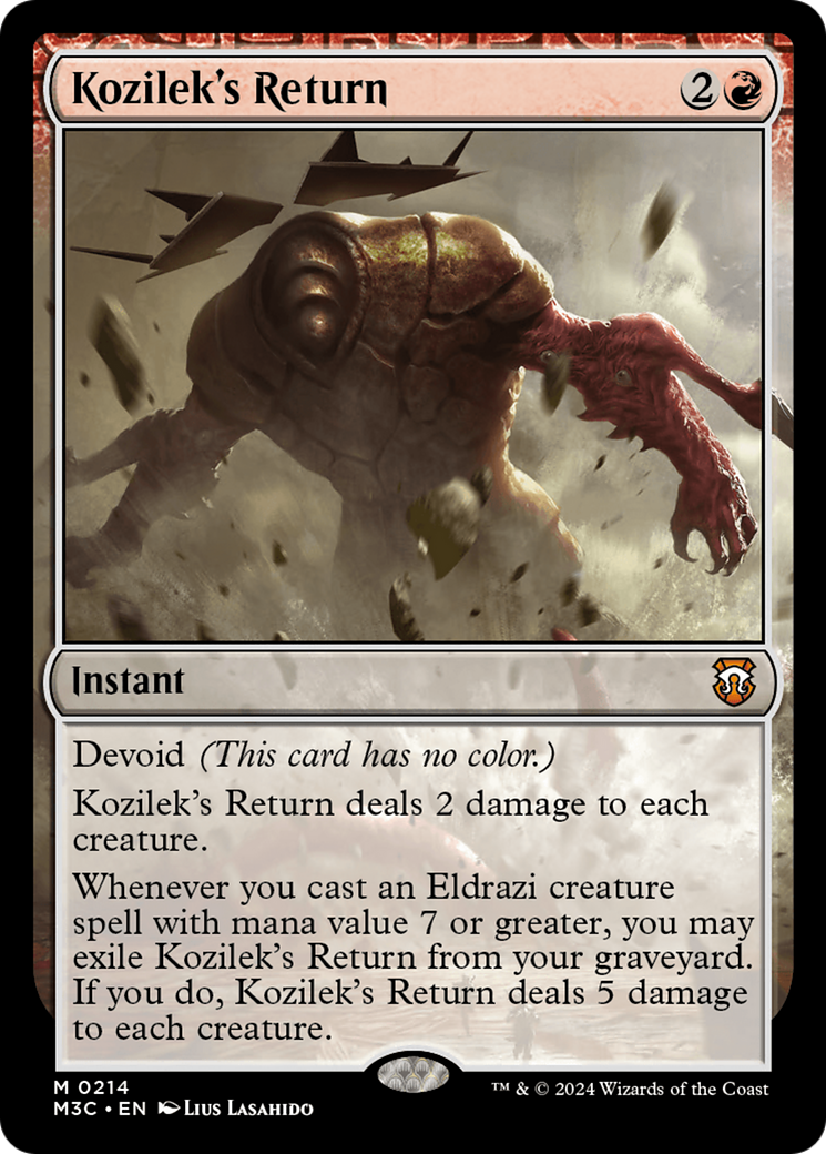 Kozilek's Return (Ripple Foil) [Modern Horizons 3 Commander] | Odin's Place