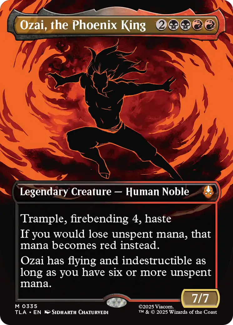 Ozai, the Phoenix King (0335) (Borderless) [Avatar: The Last Airbender] | Odin's Place