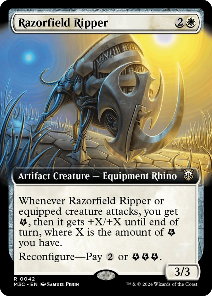 Razorfield Ripper (Extended Art) (Ripple Foil) [Modern Horizons 3 Commander] | Odin's Place