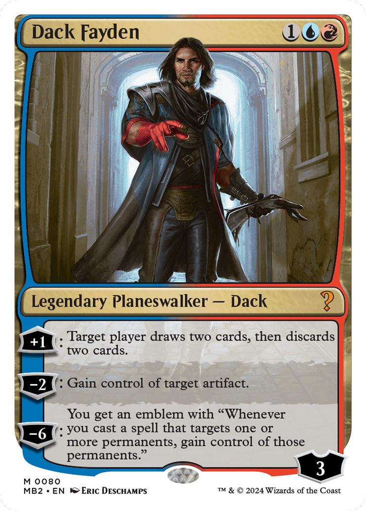 Dack Fayden (White Border) [Mystery Booster 2] | Odin's Place