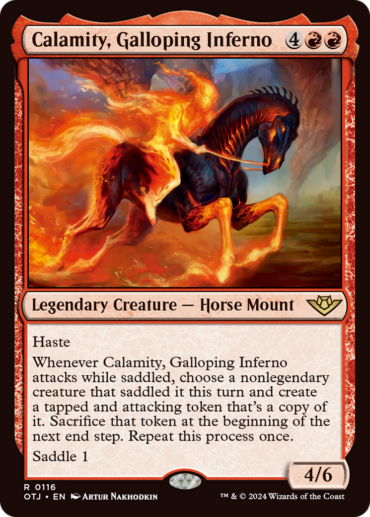 Calamity, Galloping Inferno [Outlaws of Thunder Junction] | Odin's Place