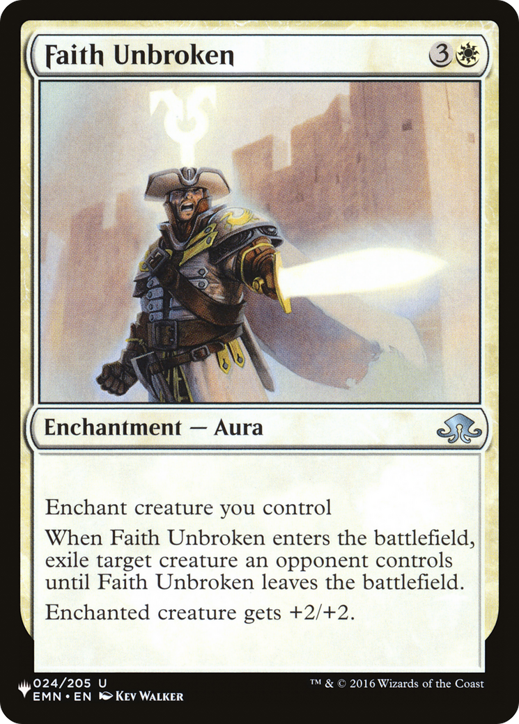 Faith Unbroken [The List] | Odin's Place