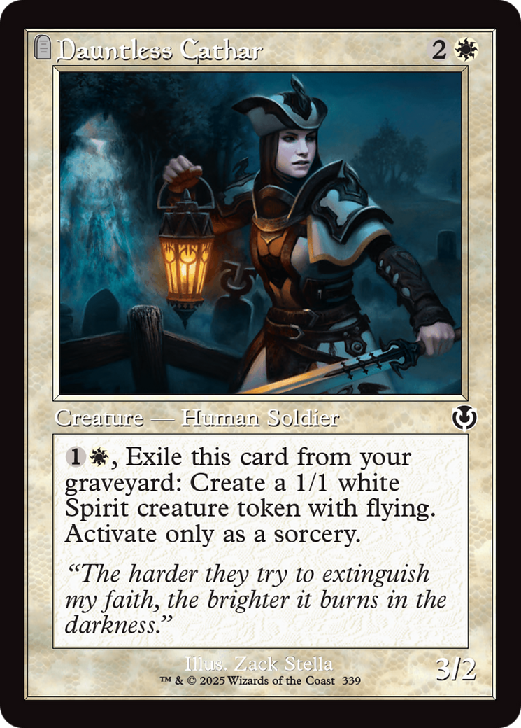 Dauntless Cathar (Retor Frame) [Innistrad Remastered] | Odin's Place