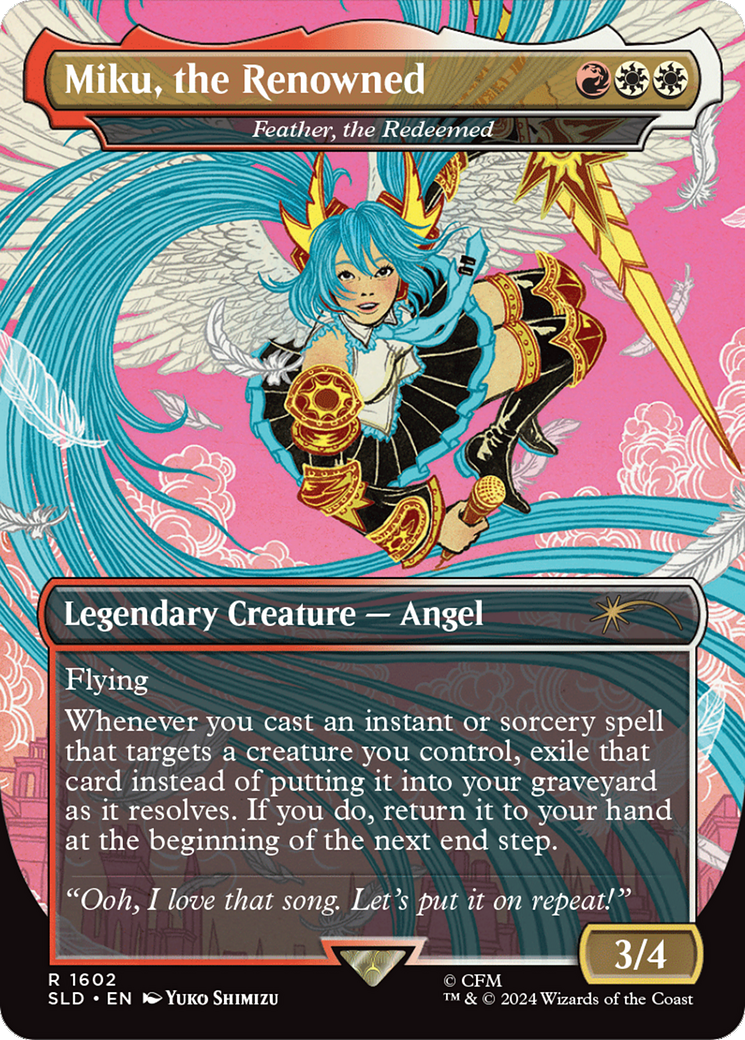 Miku, the Renowned - Feather, the Redeemed [Secret Lair Drop Series] | Odin's Place