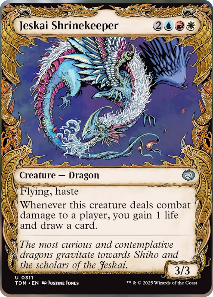 Jeskai Shrinekeeper (Showcase) [Tarkir: Dragonstorm] | Odin's Place