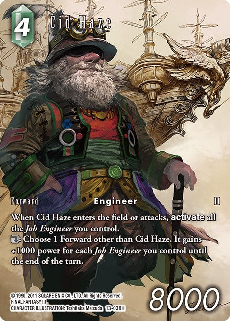 Cid Haze (Full Art) [Opus XIII: Crystal Radiance] | Odin's Place