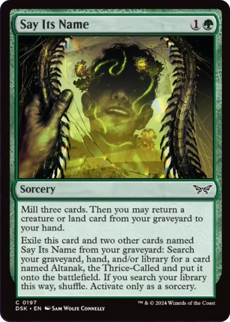 Say Its Name [Duskmourn: House of Horror] | Odin's Place
