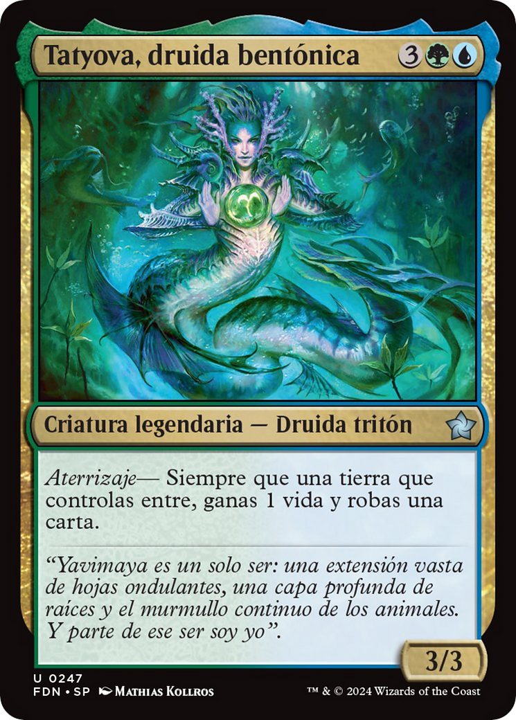 Tatyova, Benthic Druid [Foundations] | Odin's Place