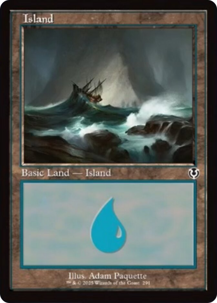 Island (291) (Retro Frame) [Innistrad Remastered] | Odin's Place