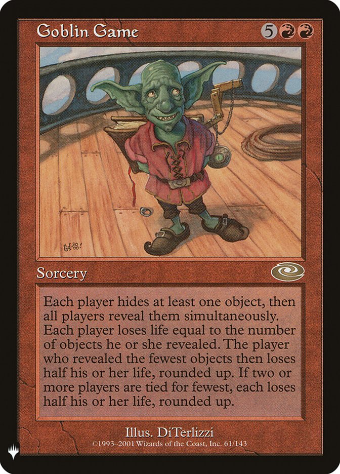 Goblin Game [The List] | Odin's Place