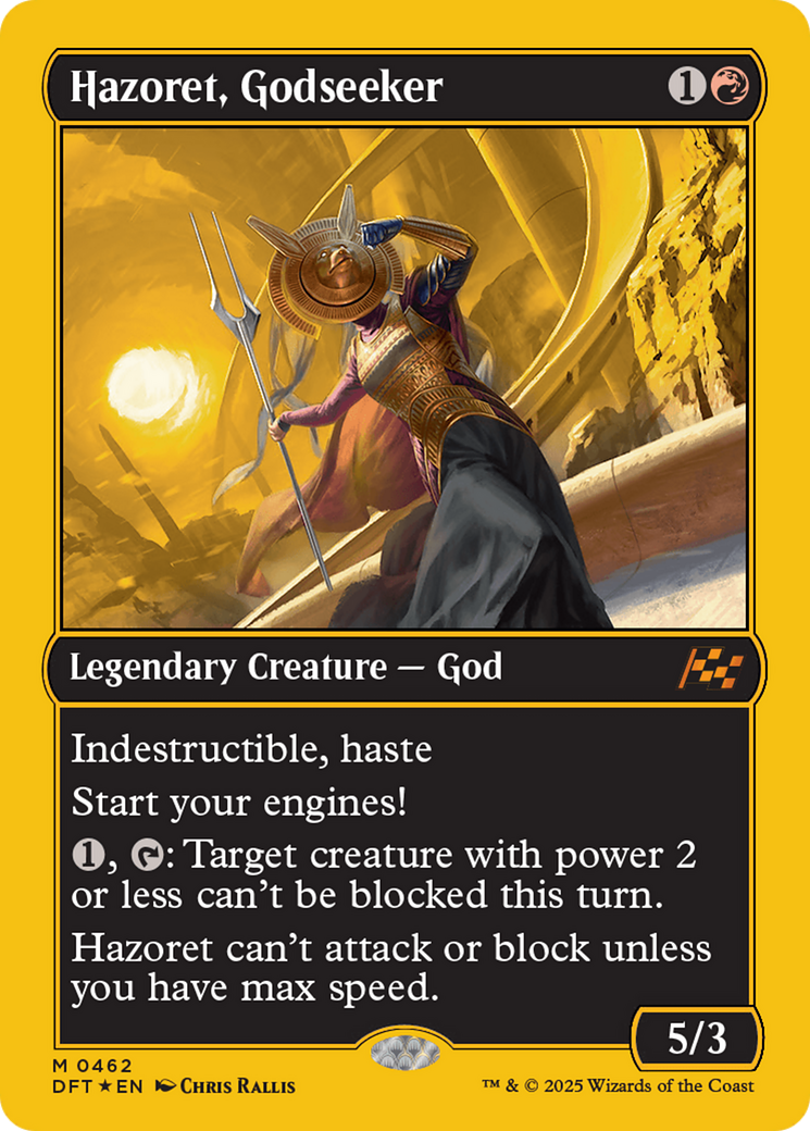 Hazoret, Godseeker (First-Place Foil) [Aetherdrift] | Odin's Place
