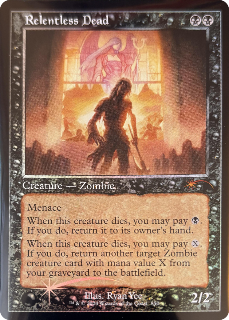 Relentless Dead (Retro Frame) [Secret Lair Drop Series] | Odin's Place