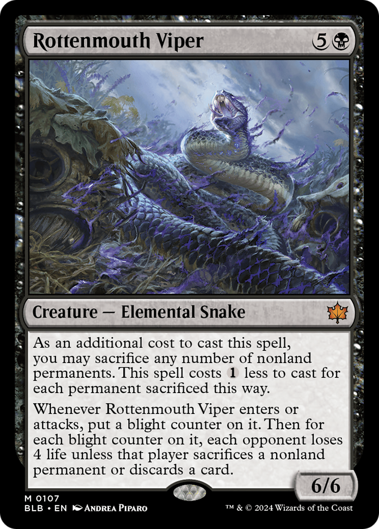 Rottenmouth Viper [Bloomburrow] | Odin's Place