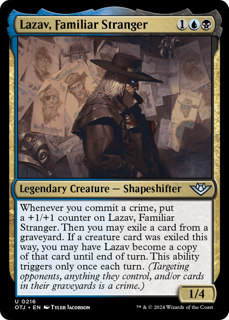 Lazav, Familiar Stranger [Outlaws of Thunder Junction] | Odin's Place