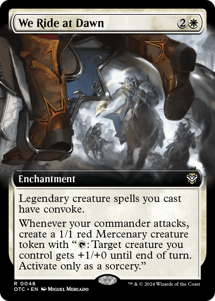 We Ride at Dawn (Extended Art) [Outlaws of Thunder Junction Commander] | Odin's Place