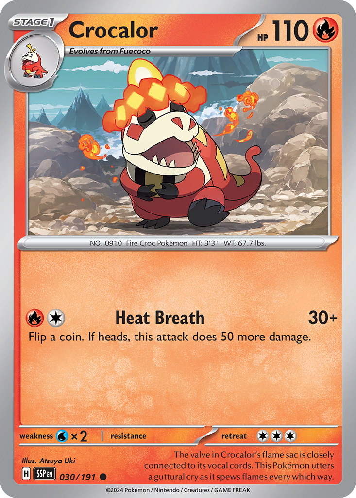 Crocalor (030/191) [Scarlet & Violet: Surging Sparks] | Odin's Place