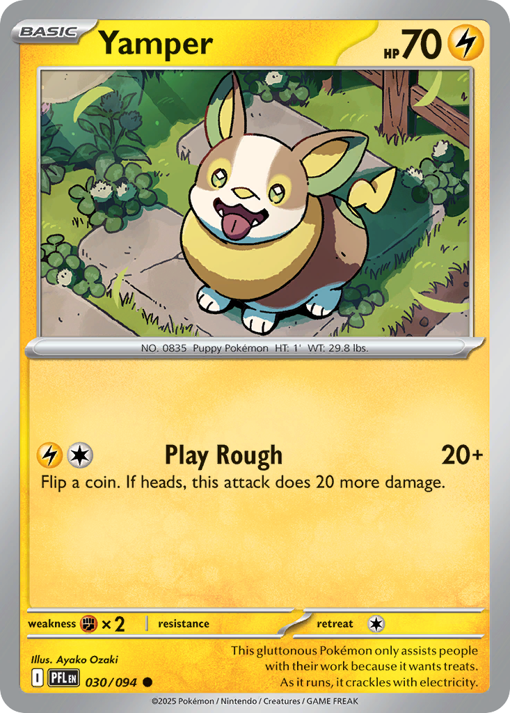 Yamper (030/094) [Mega Evolution: Phantasmal Flames] | Odin's Place