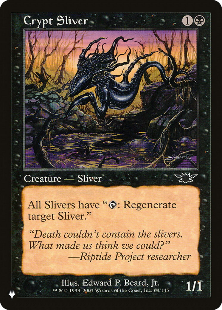 Crypt Sliver [The List] | Odin's Place