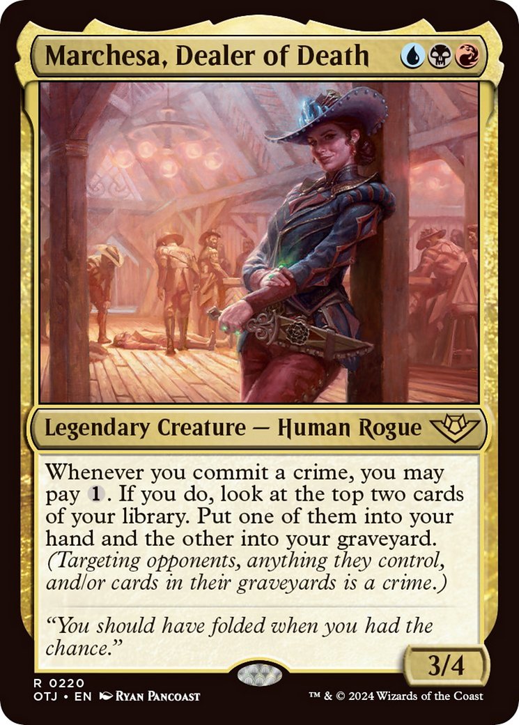 Marchesa, Dealer of Death [Outlaws of Thunder Junction] | Odin's Place