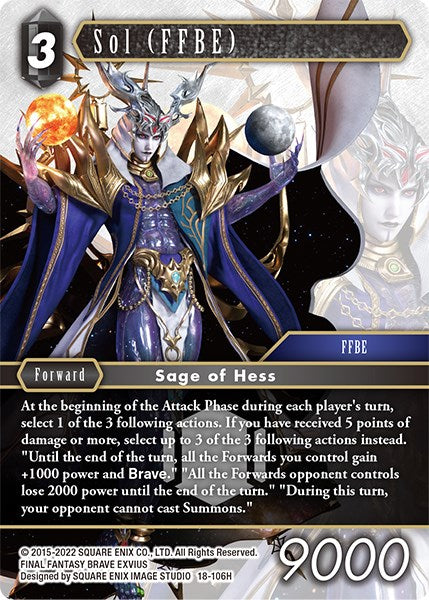 Sol (FFBE) [Resurgence of Power] | Odin's Place