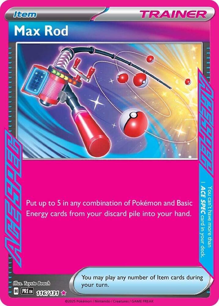 Max Rod (116/131) [Scarlet & Violet: Prismatic Evolutions] | Odin's Place
