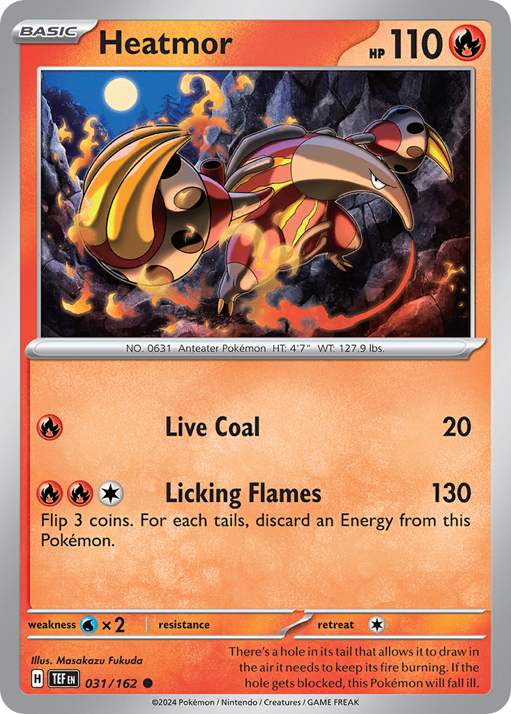 Heatmor (031/162) [Scarlet & Violet: Temporal Forces] | Odin's Place