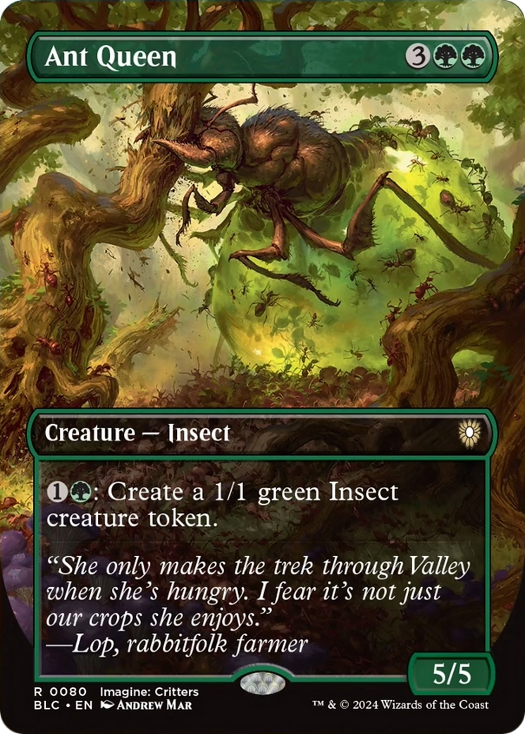 Ant Queen (Borderless) [Bloomburrow Commander] | Odin's Place