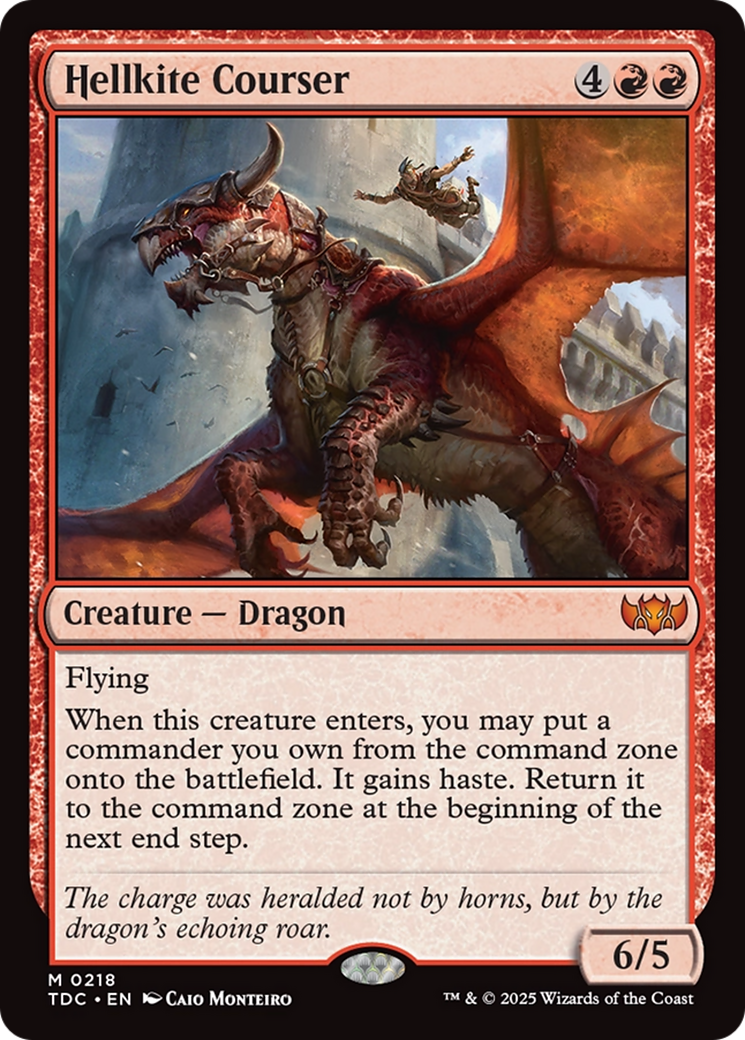 Hellkite Courser [Tarkir: Dragonstorm Commander] | Odin's Place