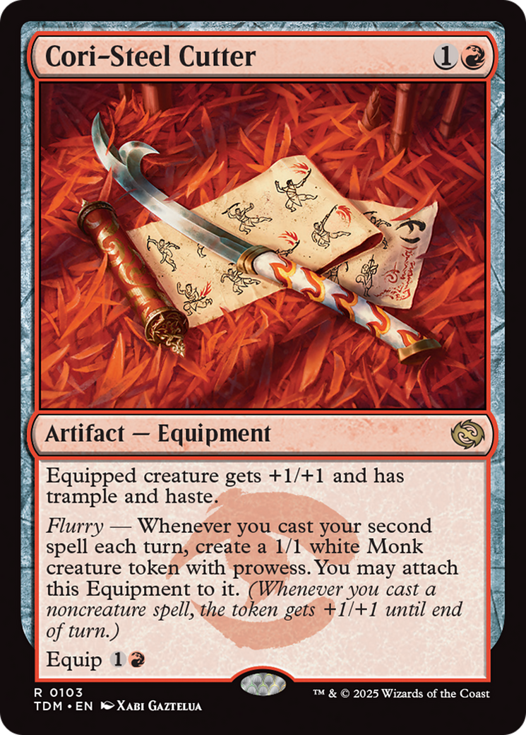 Cori-Steel Cutter (Borderless) [Tarkir: Dragonstorm] | Odin's Place
