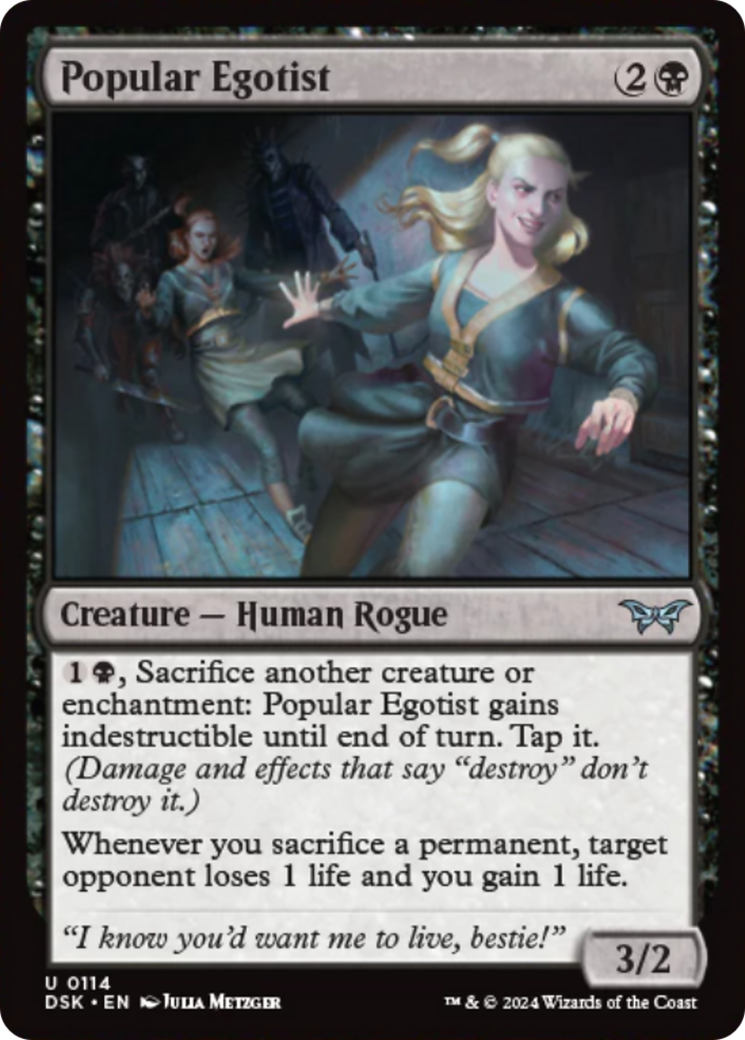 Popular Egotist [Duskmourn: House of Horror] | Odin's Place