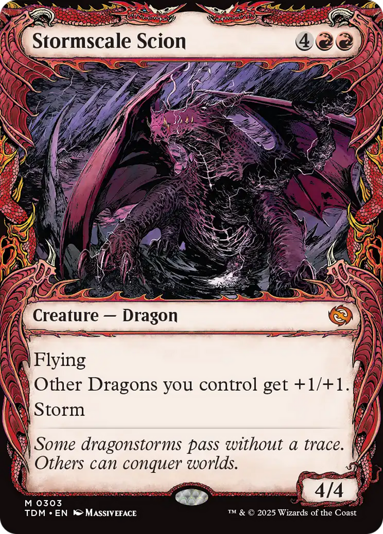 Stormscale Scion (Showcase) [Tarkir: Dragonstorm] | Odin's Place