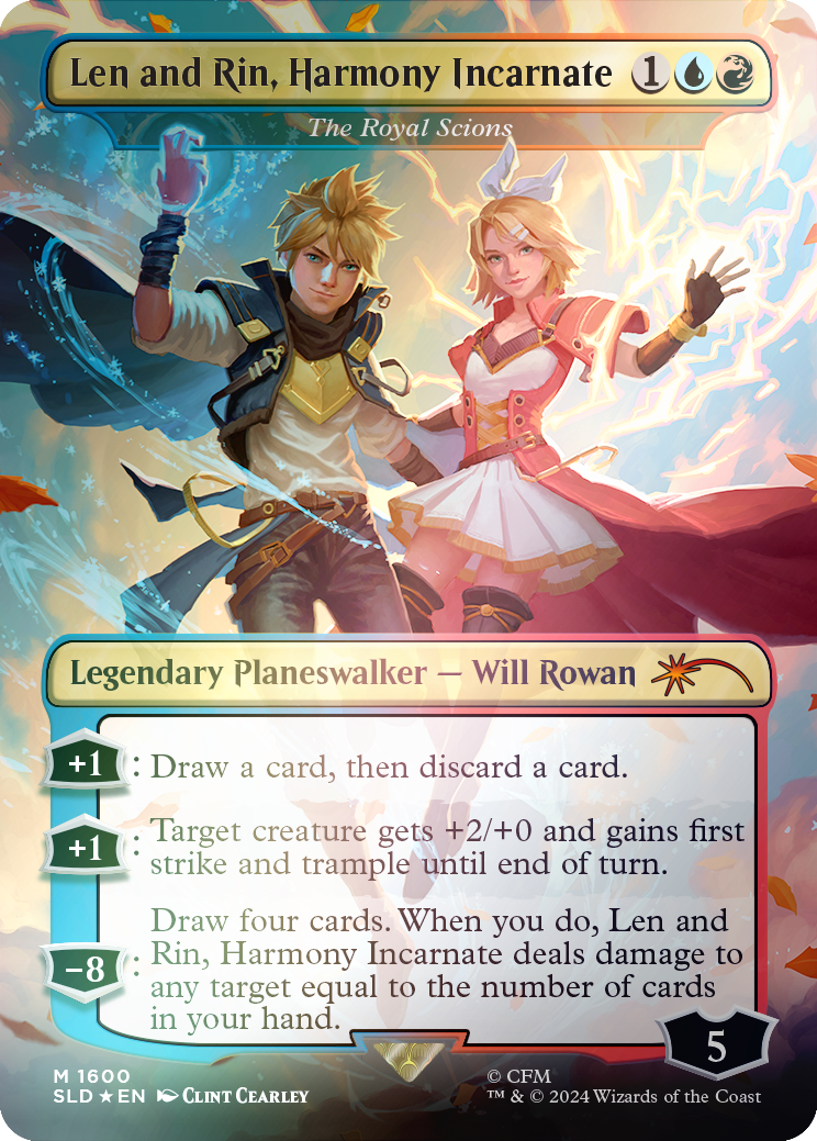 Len and Rin, Harmony Incarnate - The Royal Scions (Rainbow Foil) [Secret Lair Drop Series] | Odin's Place