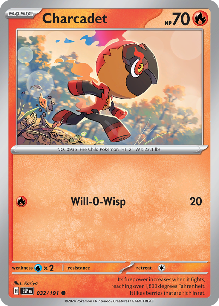 Charcadet (032/191) [Scarlet & Violet: Surging Sparks] | Odin's Place