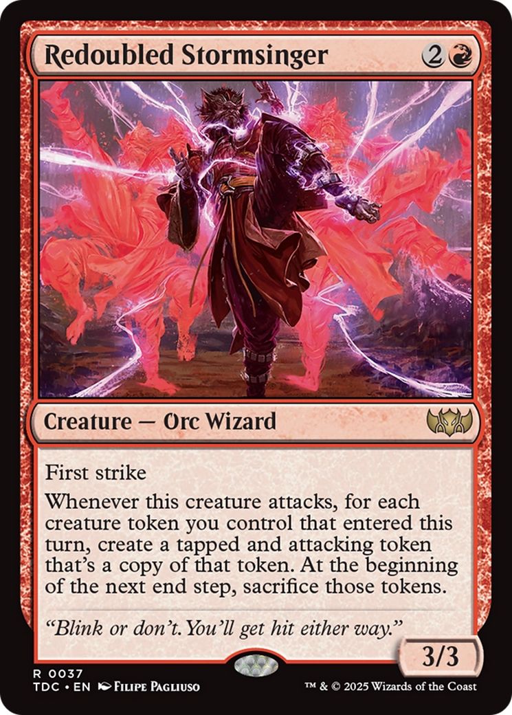 Redoubled Stormsinger [Tarkir: Dragonstorm Commander] | Odin's Place