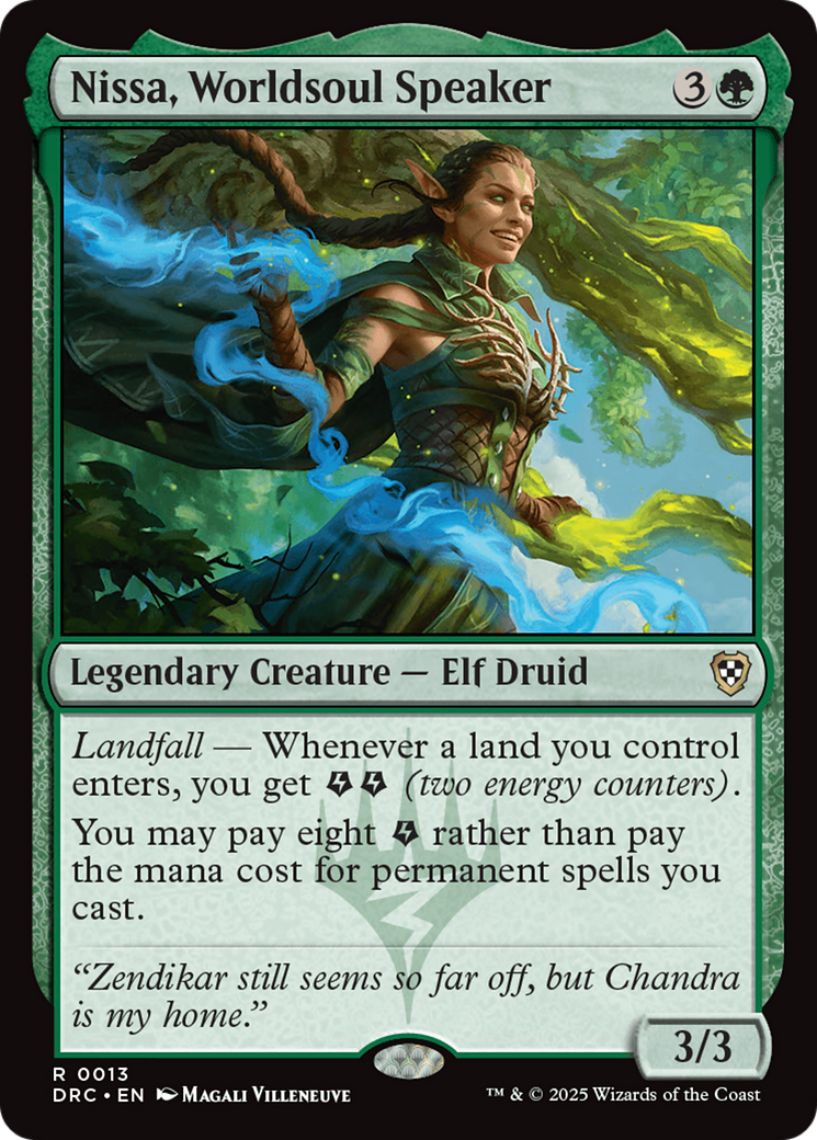 Nissa, Worldsoul Speaker [Aetherdrift Commander] | Odin's Place