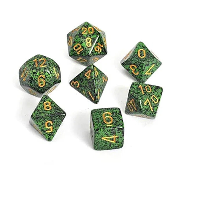 Chessex Speckled Poly Set Golden Recon Poly 7 Set | Odin's Place