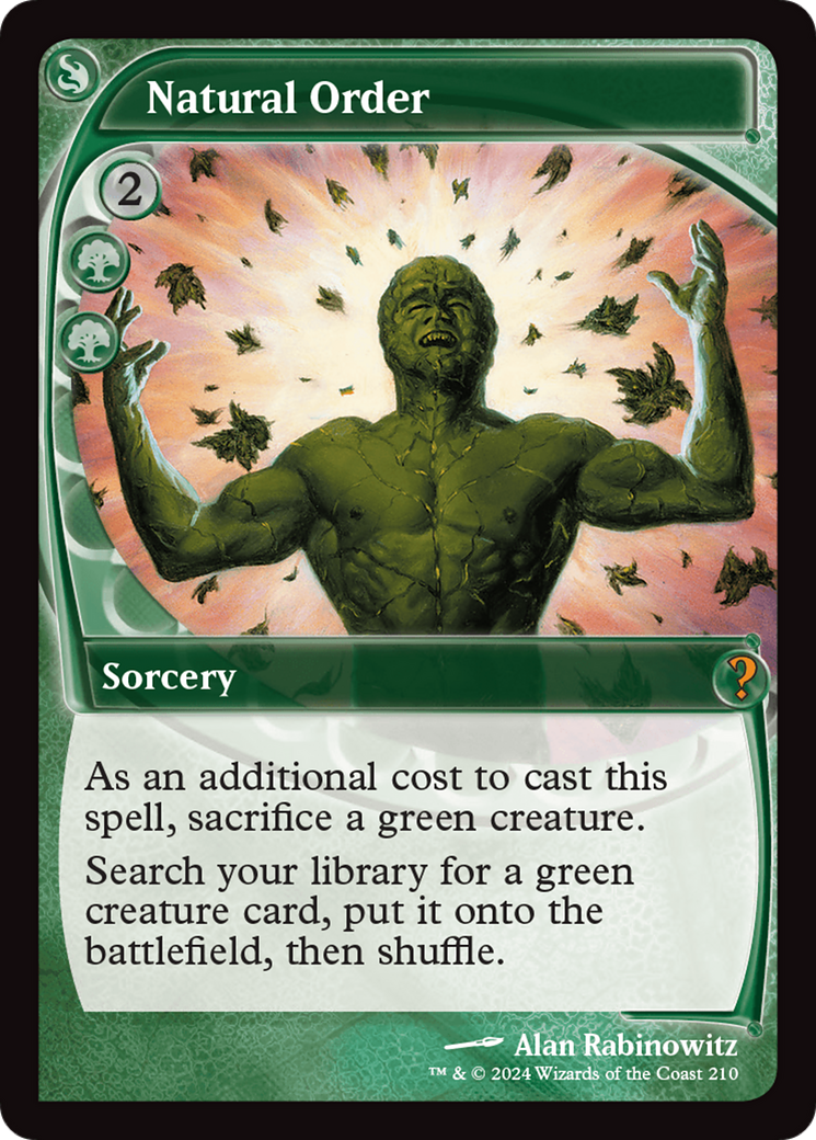 Natural Order (Future Sight) [Mystery Booster 2] | Odin's Place