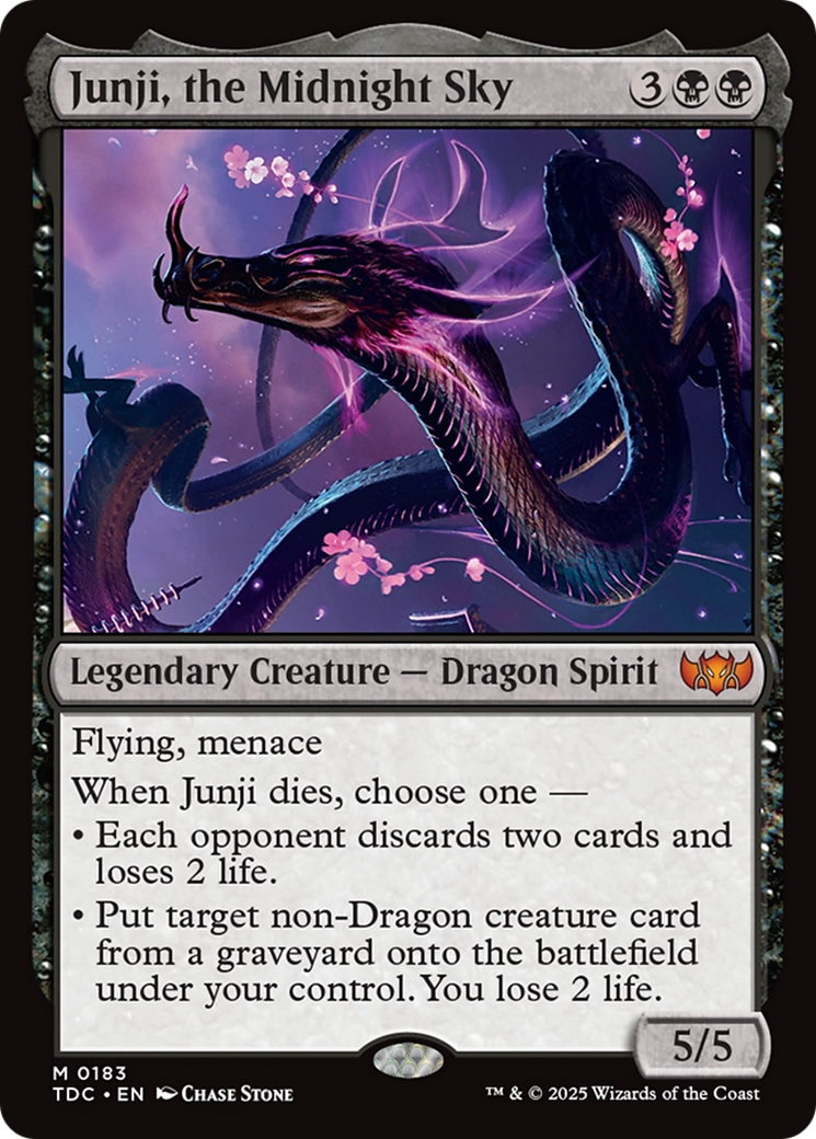 Junji, the Midnight Sky [Tarkir: Dragonstorm Commander] | Odin's Place