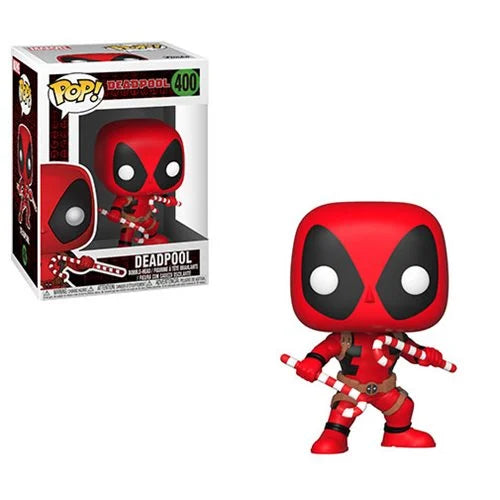 Funko Pop! Marvel Deadpool with Candy Canes Vinyl Figure | Odin's Place