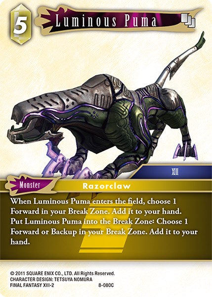 Luminous Puma [Opus VIII] | Odin's Place