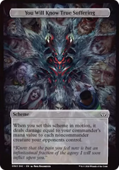 You Will Know True Suffering (Full Art) [Duskmourn: Archenemy] | Odin's Place