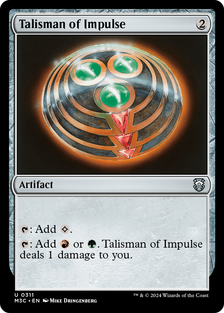Talisman of Impulse (Ripple Foil) [Modern Horizons 3 Commander] | Odin's Place