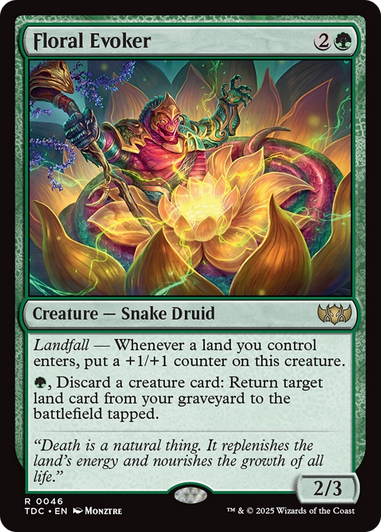 Floral Evoker [Tarkir: Dragonstorm Commander] | Odin's Place