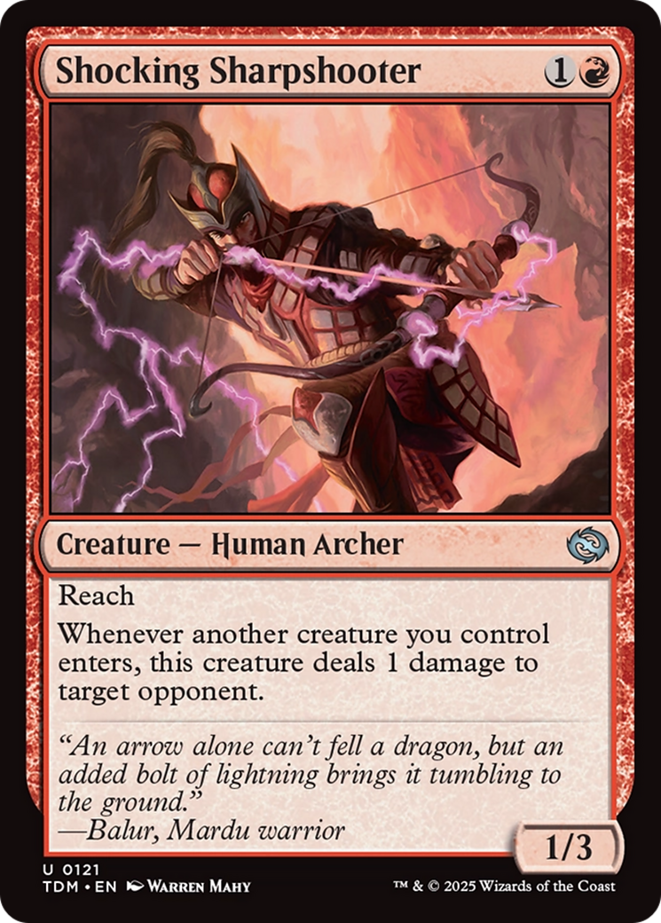 Shocking Sharpshooter [Tarkir: Dragonstorm] | Odin's Place