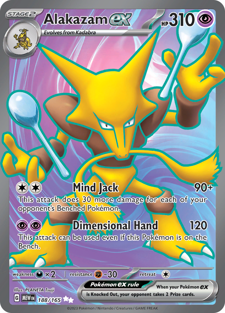 Alakazam ex (188/165) [Scarlet & Violet 151] | Odin's Place