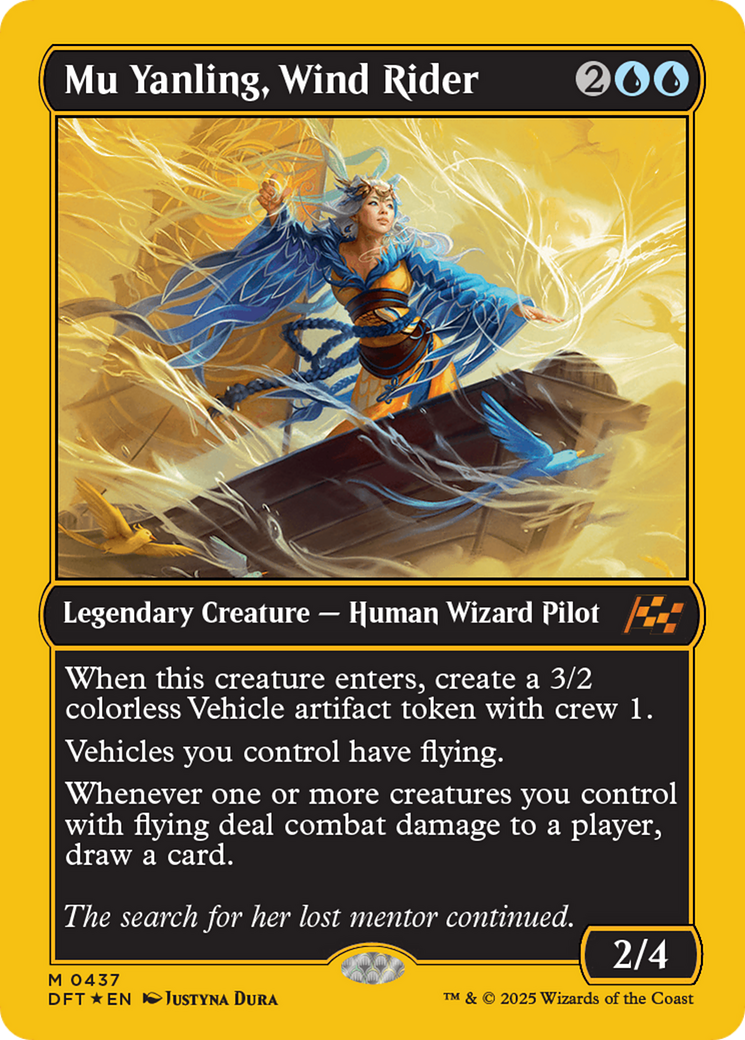 Mu Yanling, Wind Rider (First-Place Foil) [Aetherdrift] | Odin's Place