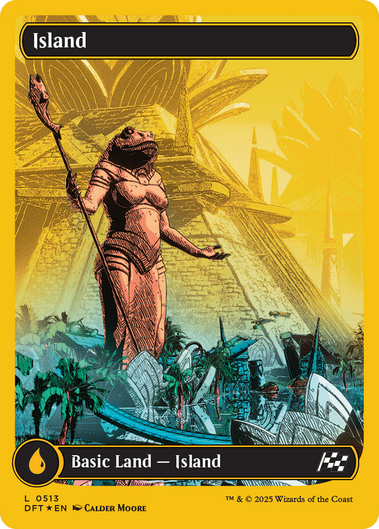 Island (0513) (First-Place Foil) [Aetherdrift] | Odin's Place