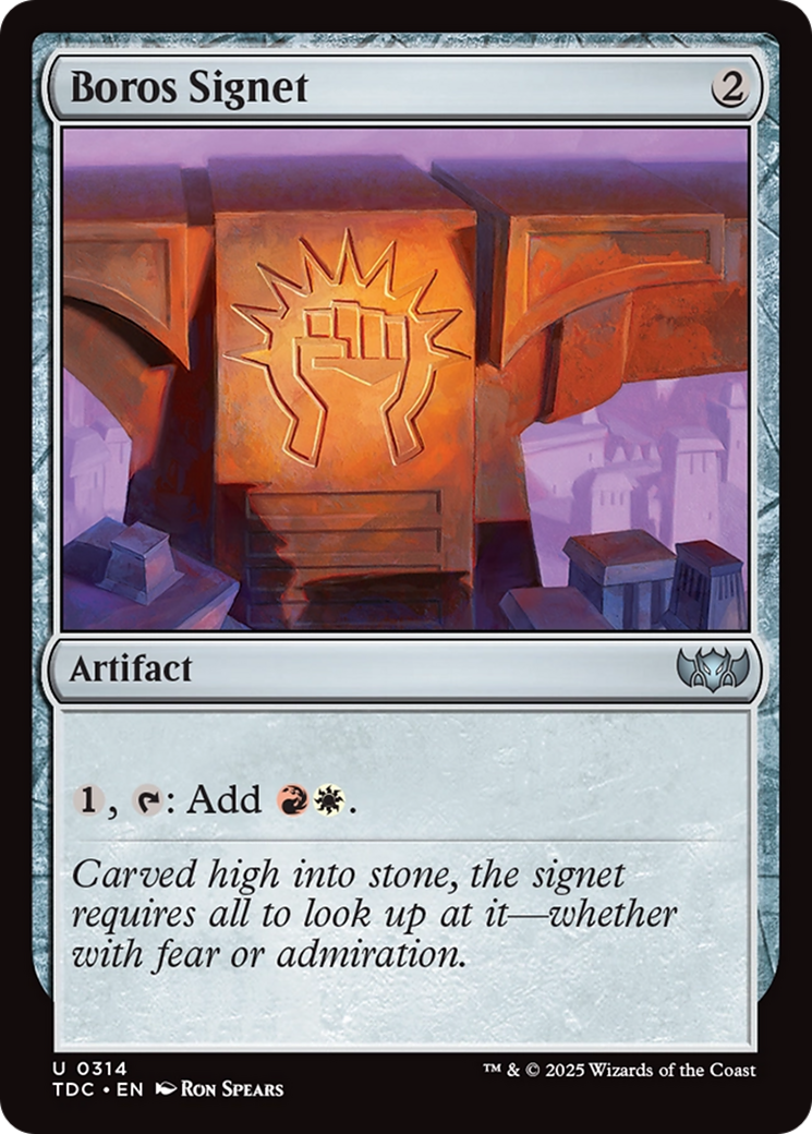 Boros Signet [Tarkir: Dragonstorm Commander] | Odin's Place