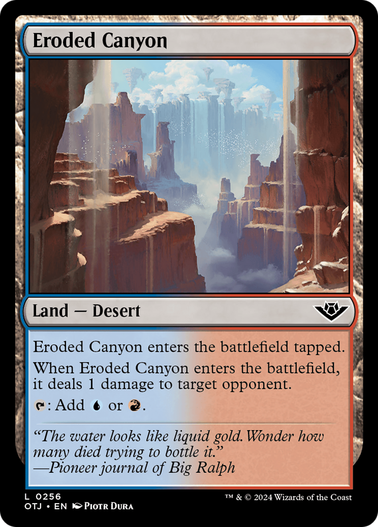 Eroded Canyon [Outlaws of Thunder Junction] | Odin's Place