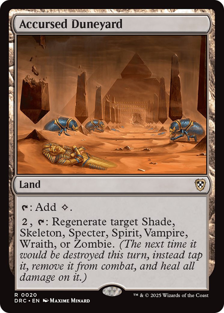 Accursed Duneyard [Aetherdrift Commander] | Odin's Place